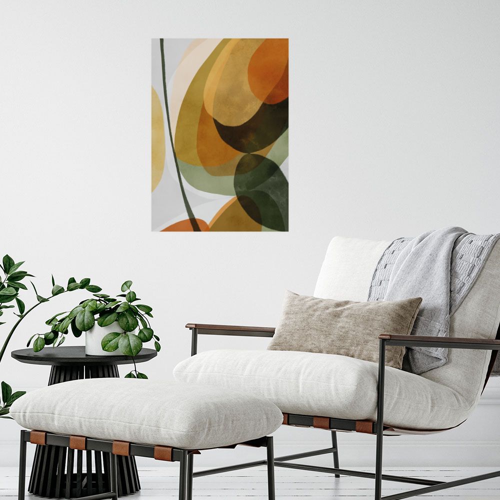 Affiche Formes abstraites élégantes