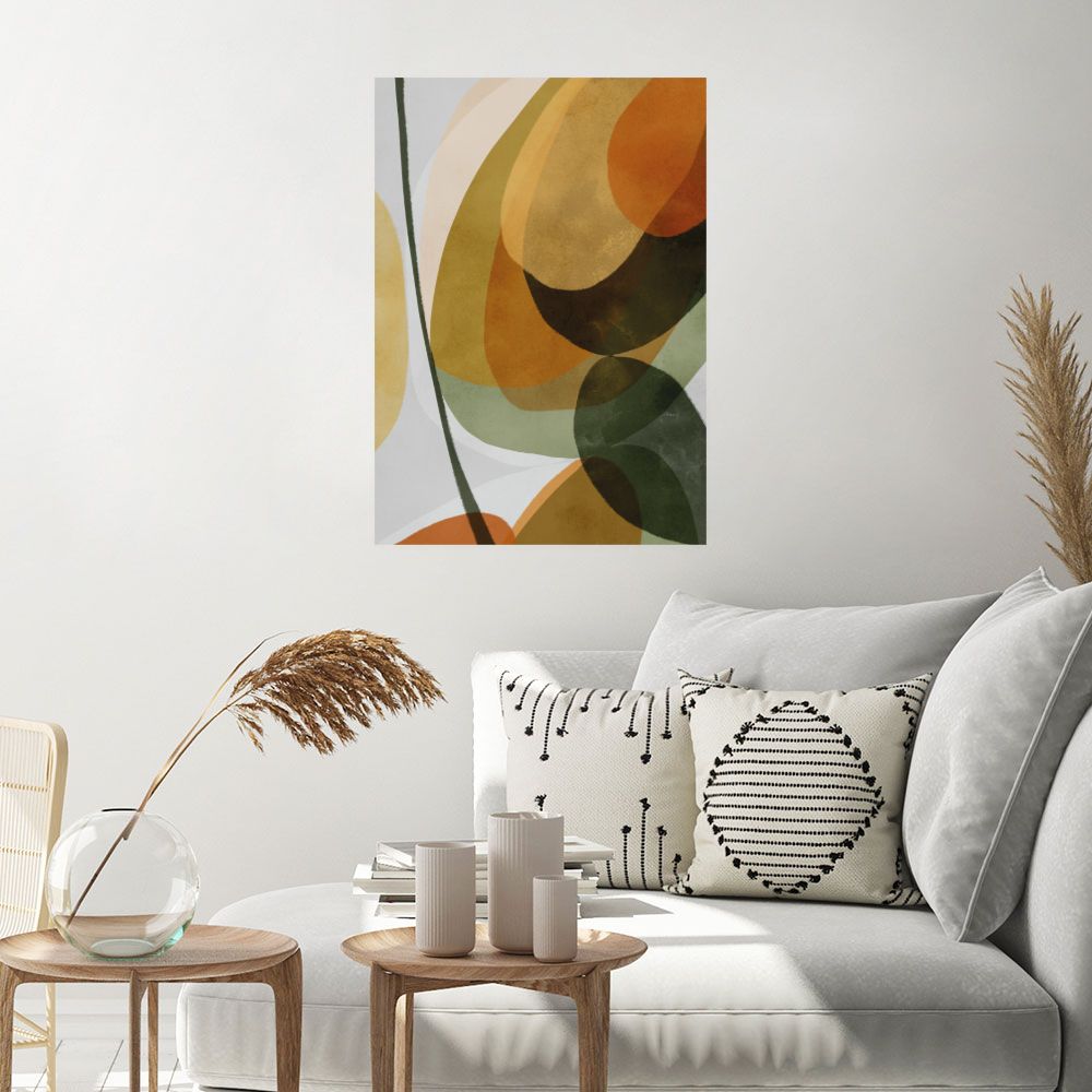 Affiche Formes abstraites élégantes