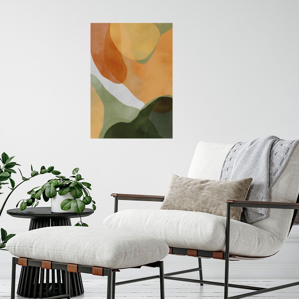 Affiche Formes abstraites harmonieuses