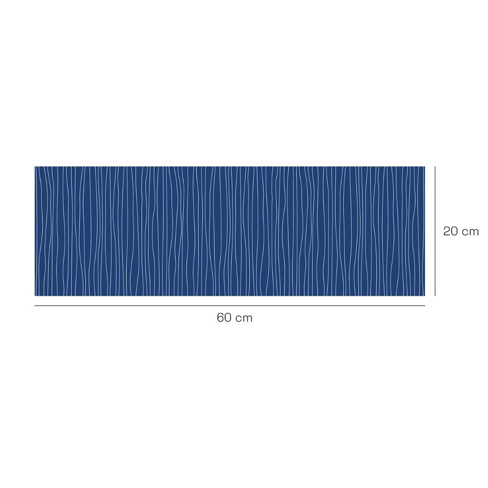 Crédence en aluminium n°39 / Ondulations élégantes