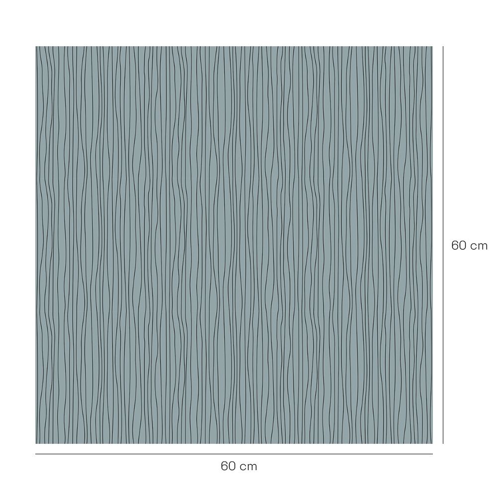 Crédence en aluminium n°38 / Ondulations élégantes