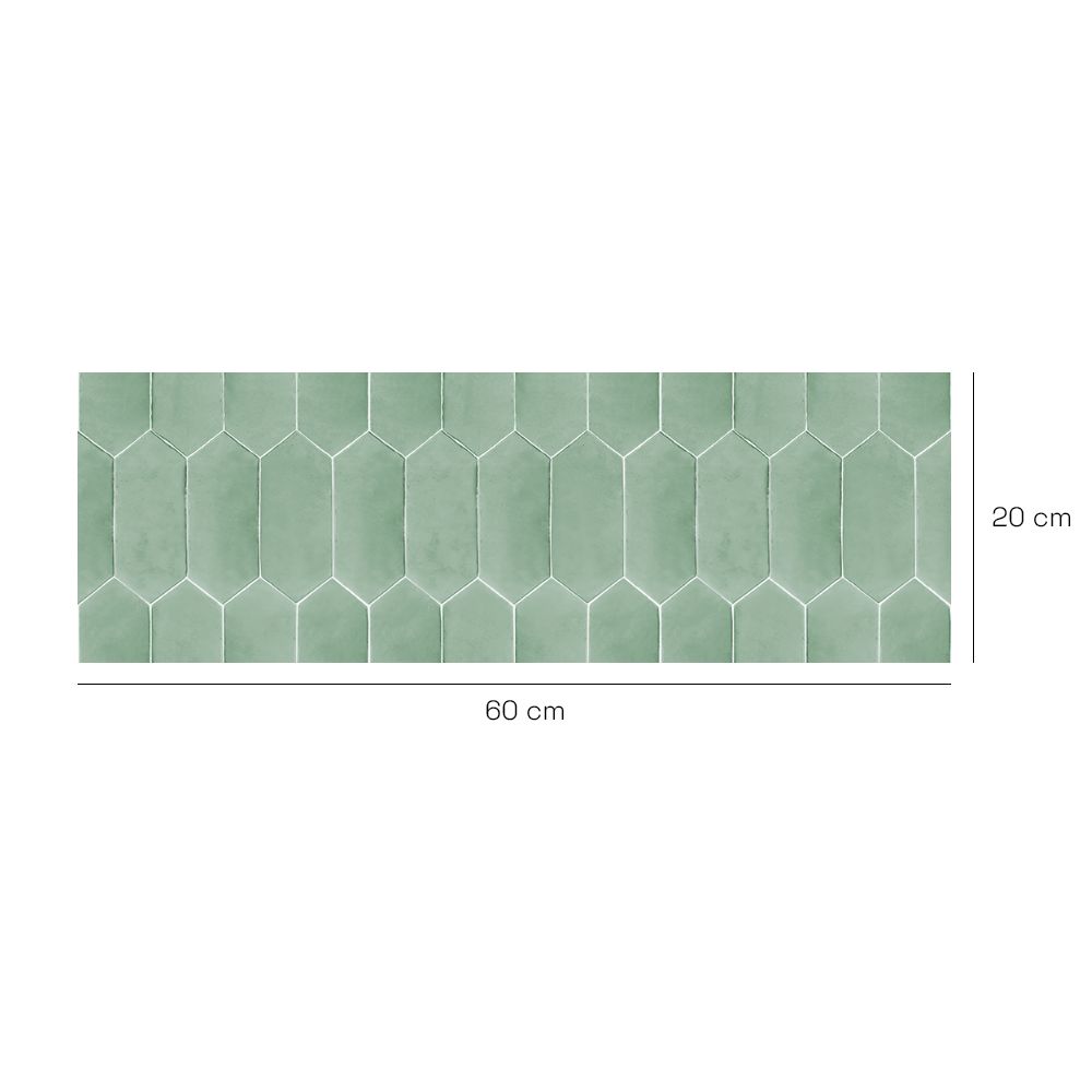 Crédence en aluminium n°31 / Motif hexagonal moderne