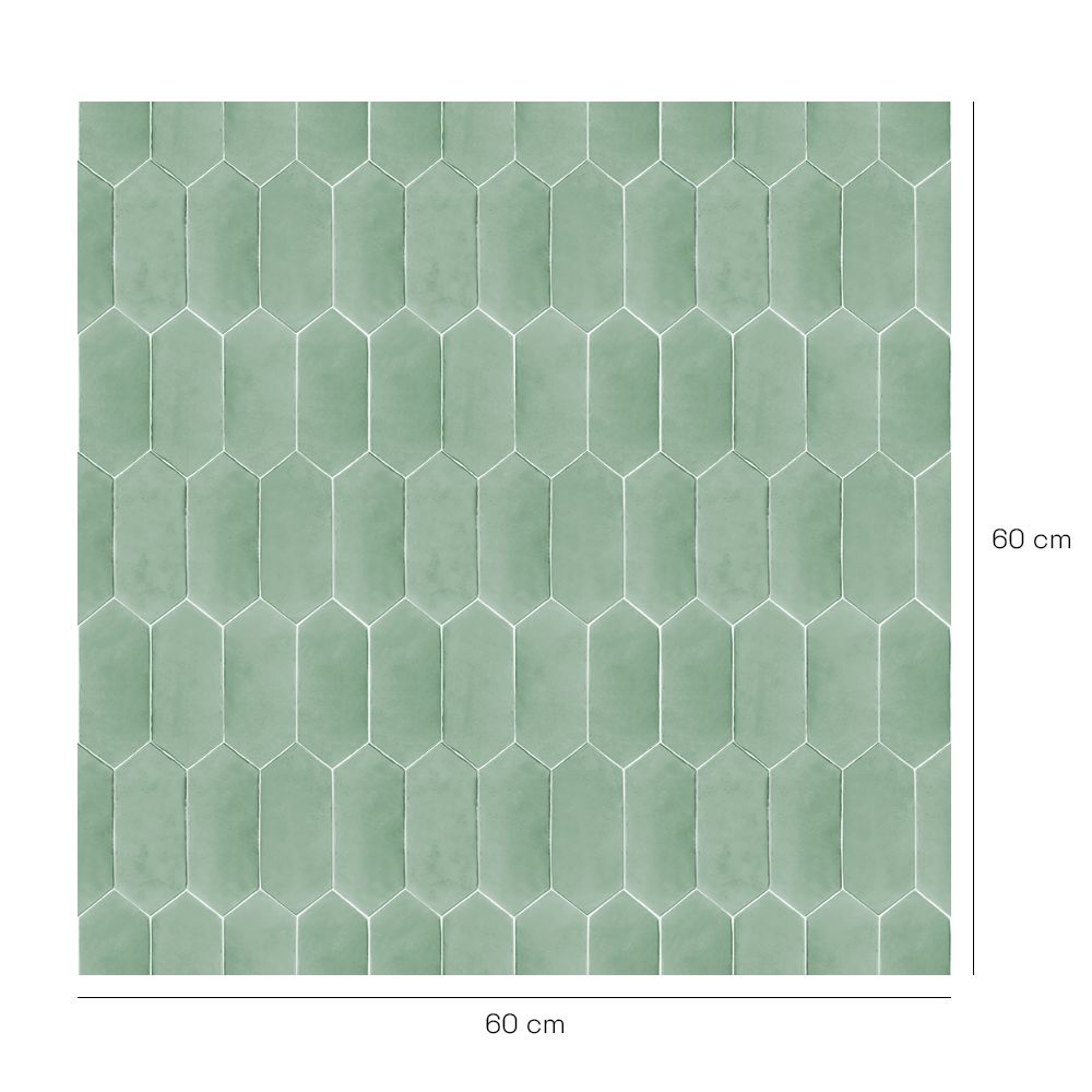 Crédence en aluminium n°31 / Motif hexagonal moderne