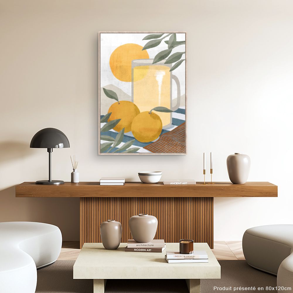 Tableau Oranges ensoleillées