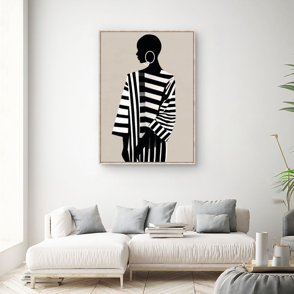 Tableau Silhouette élégante