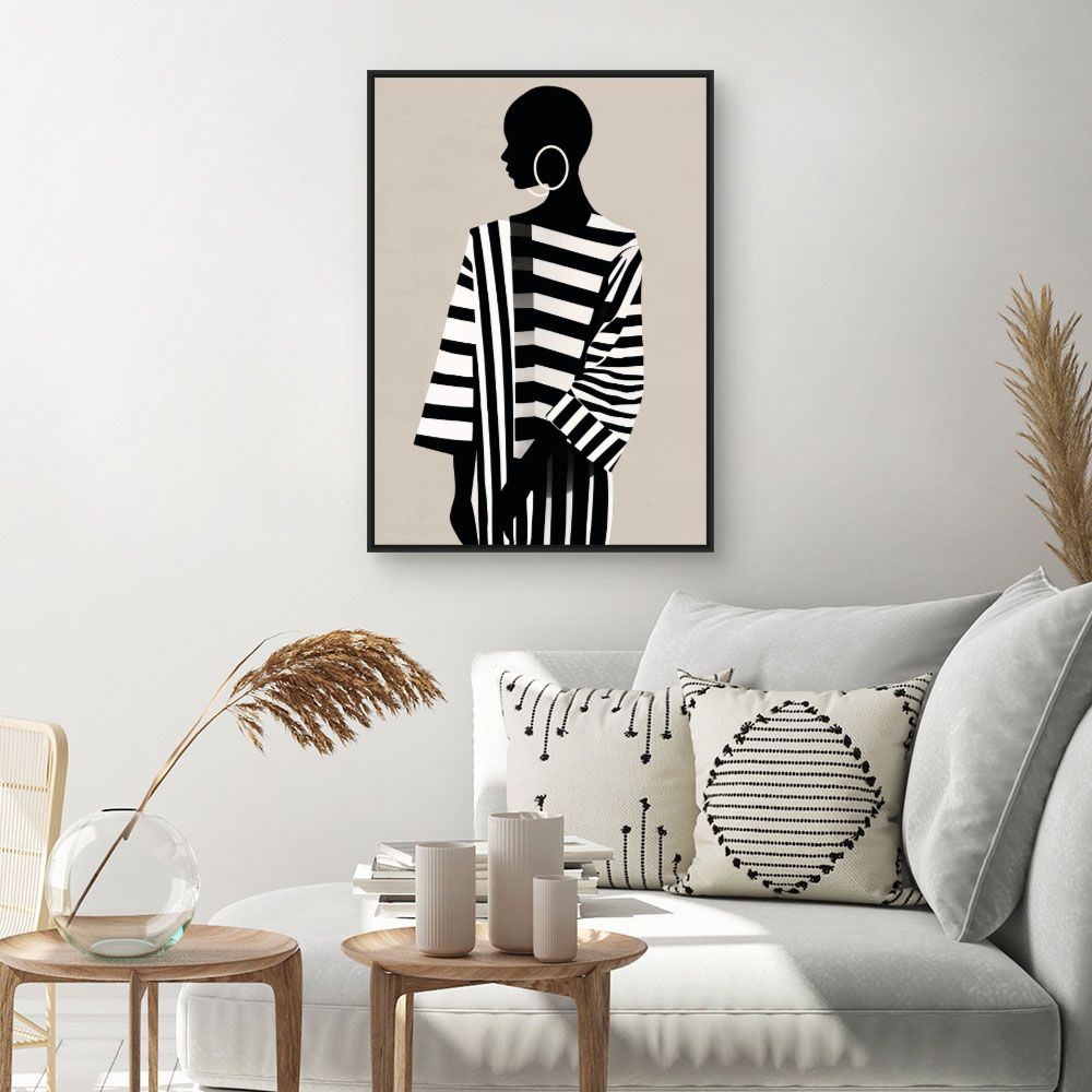 Tableau Silhouette élégante