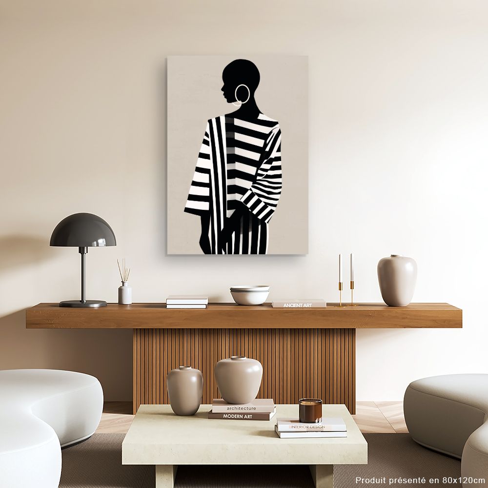 Tableau Silhouette élégante