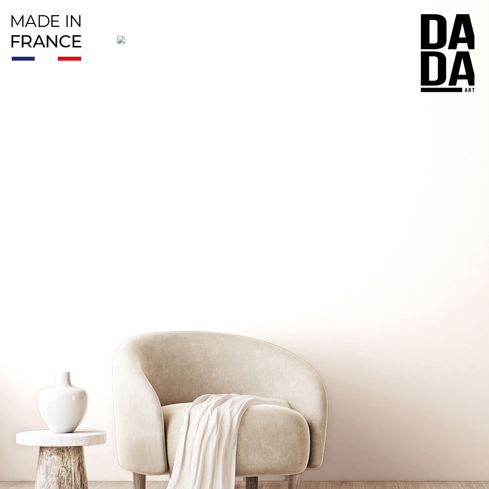 Papier peint rond "Félin abstrait coloré"