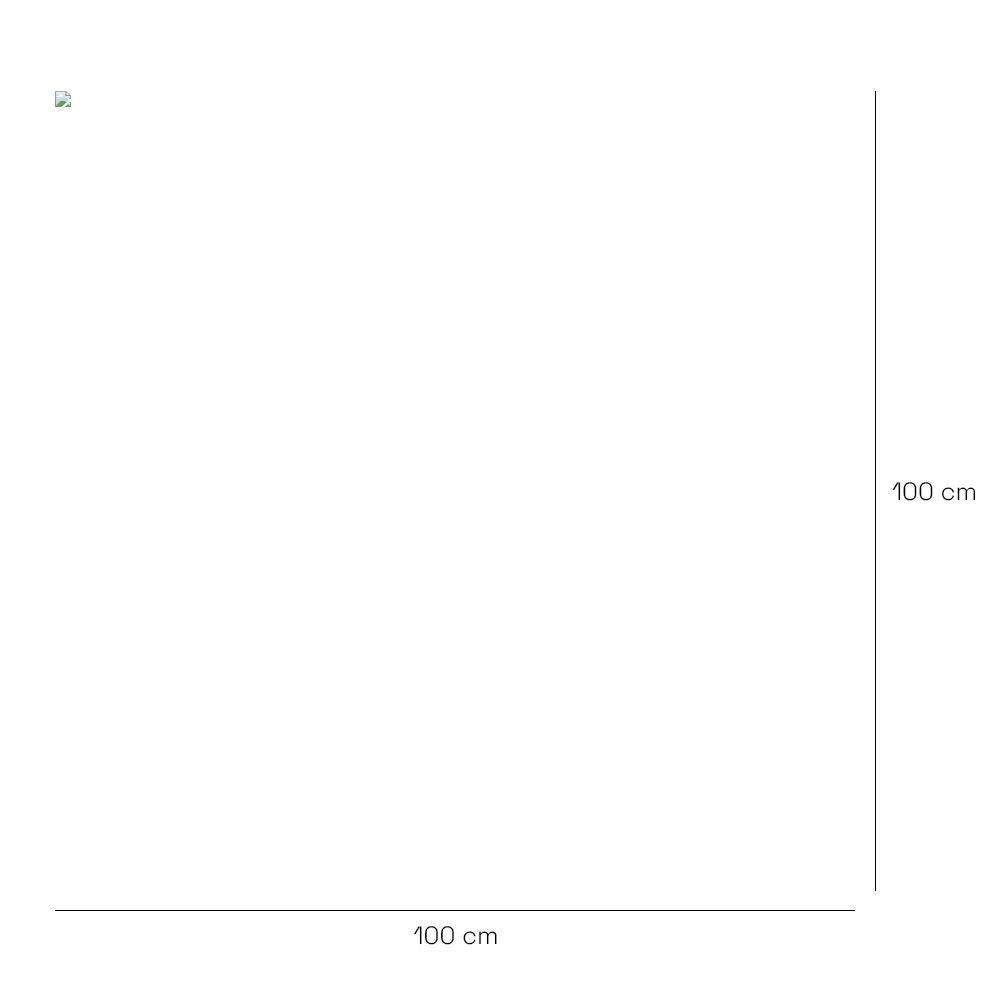 Papier peint rond "Félin abstrait coloré"