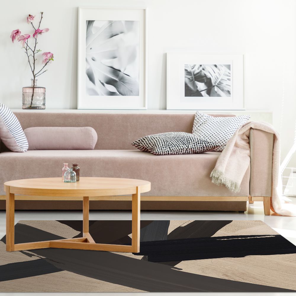 Tapis n°512 Pinceaux artistiques imprimés