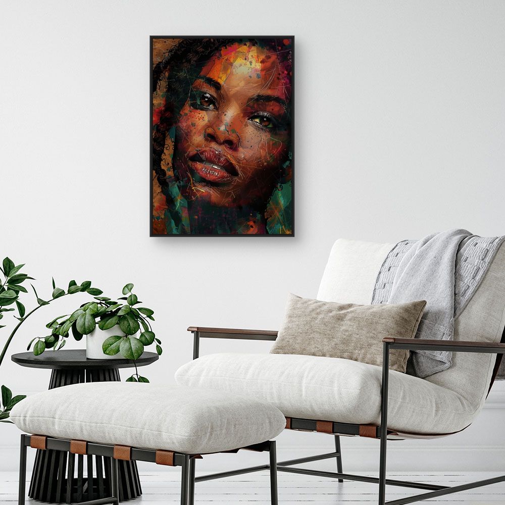 Tableau Portrait vibrant