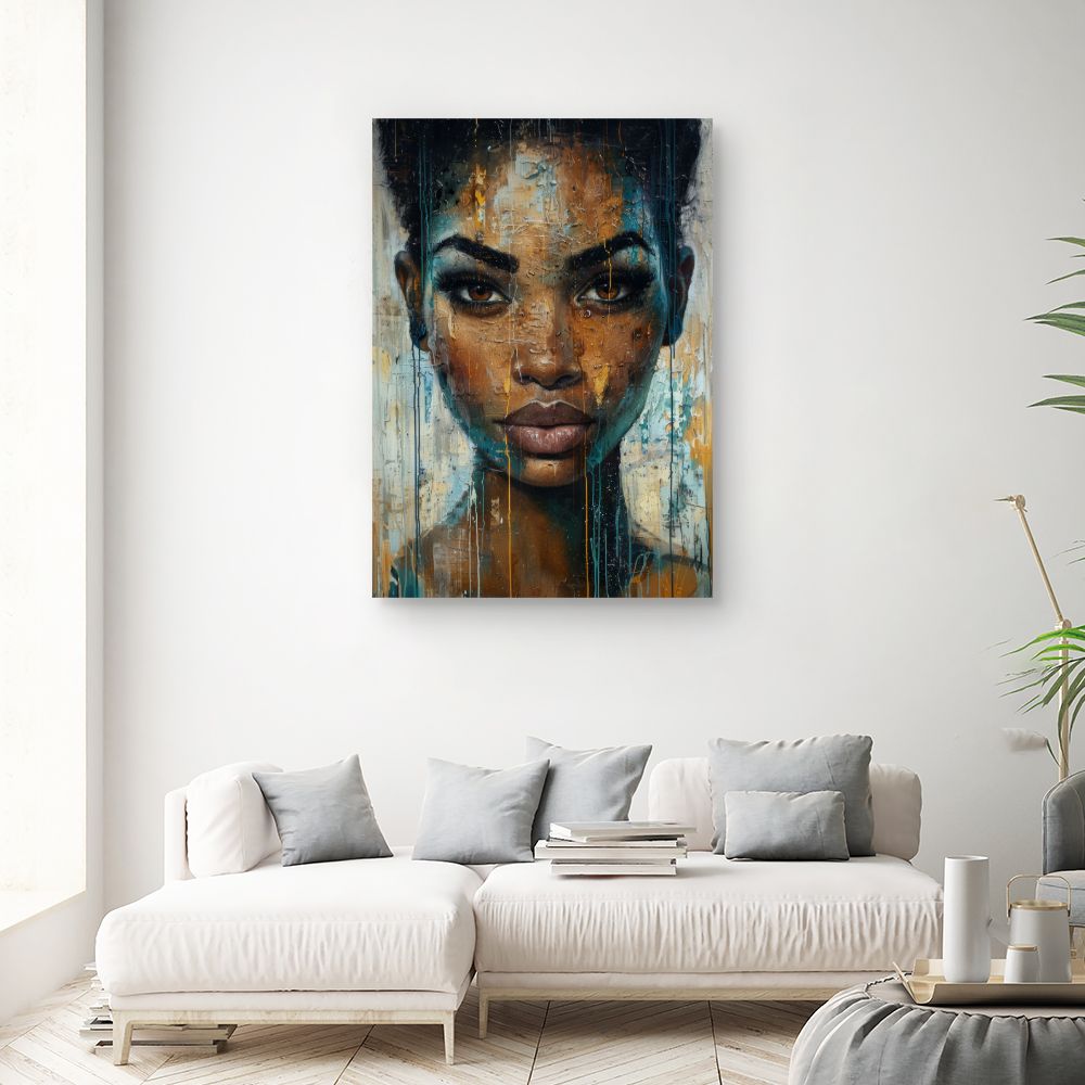 Tableau Portrait vibrant