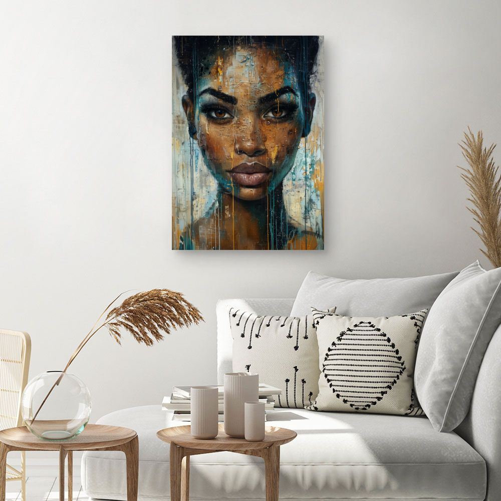 Tableau Portrait vibrant