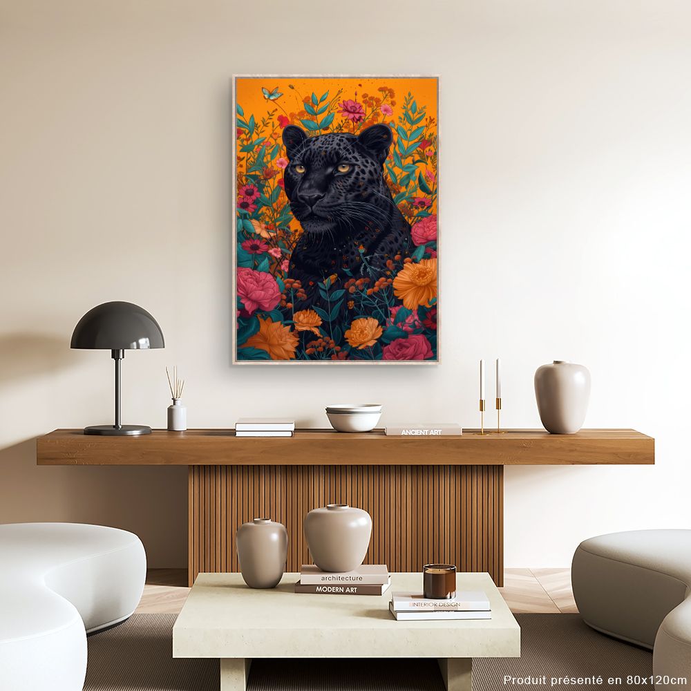 Tableau Jaguar majestueux
