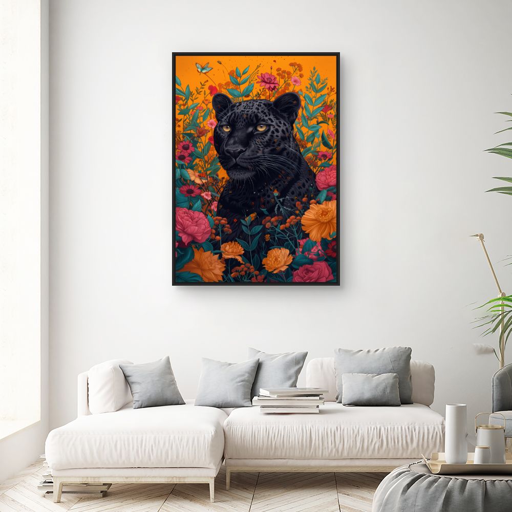 Tableau Jaguar majestueux