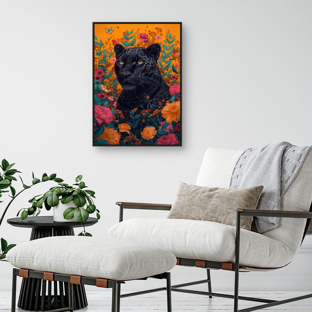 Tableau Jaguar majestueux