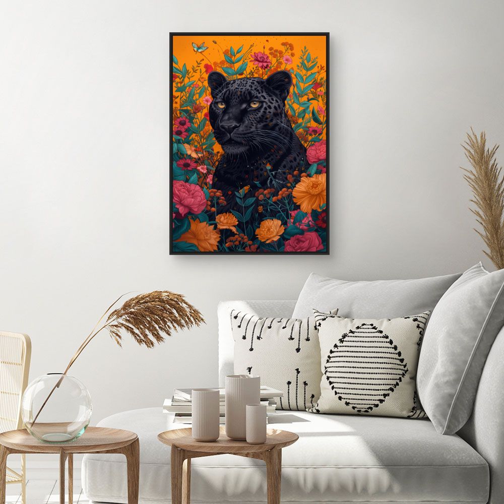 Tableau Jaguar majestueux