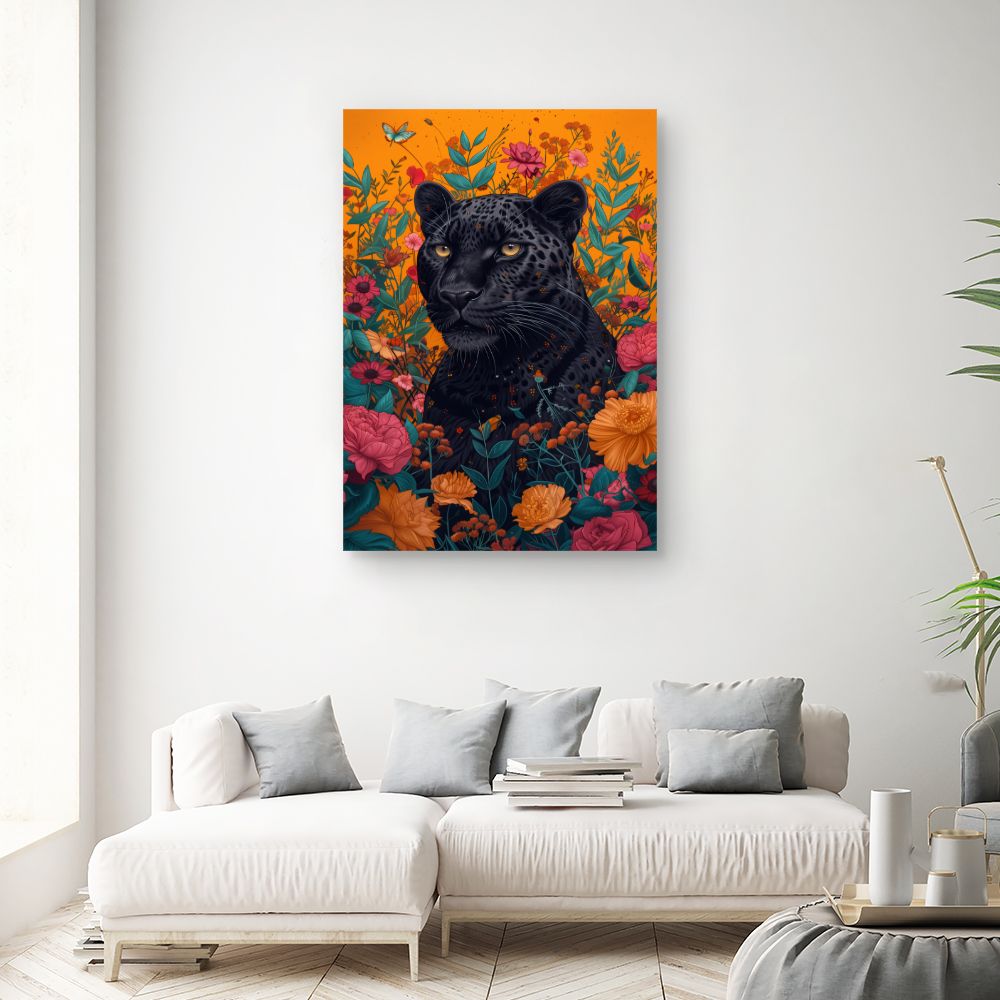 Tableau Jaguar majestueux
