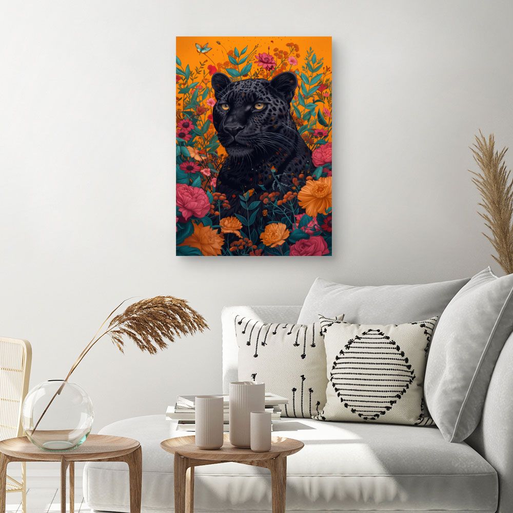 Tableau Jaguar majestueux