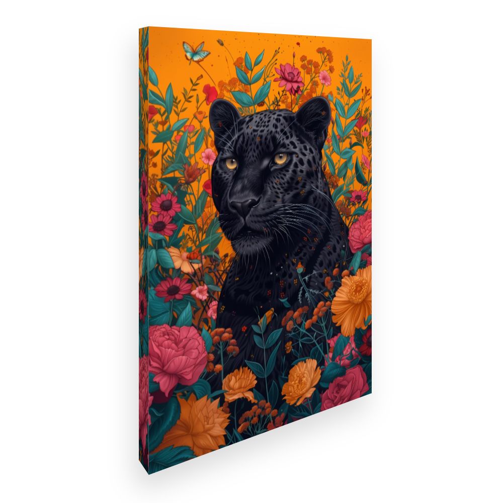 Toile Jaguar majestueux