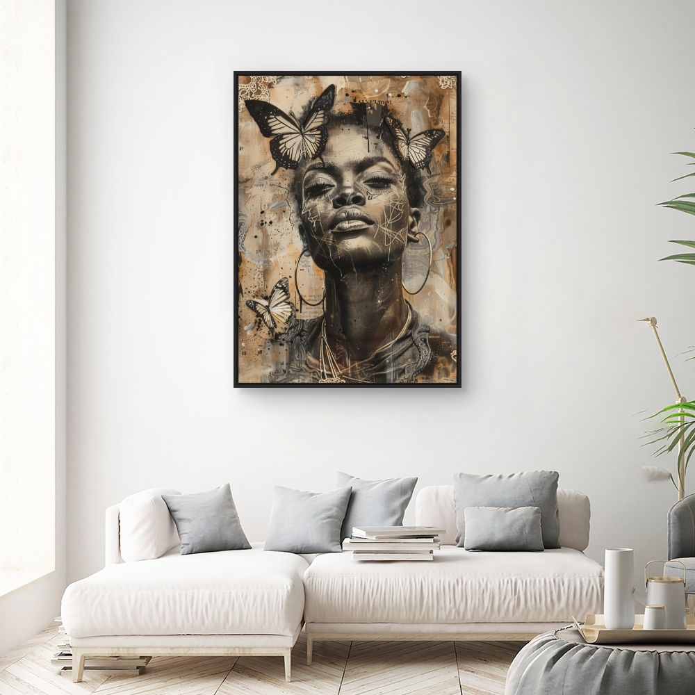 Tableau Élégance papillon