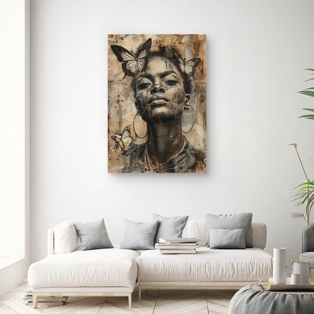 Tableau Élégance papillon