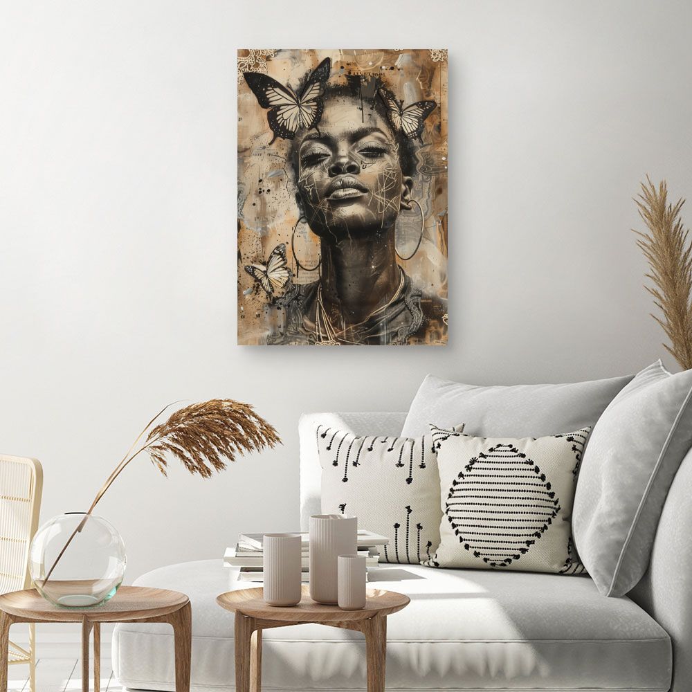 Tableau Élégance papillon