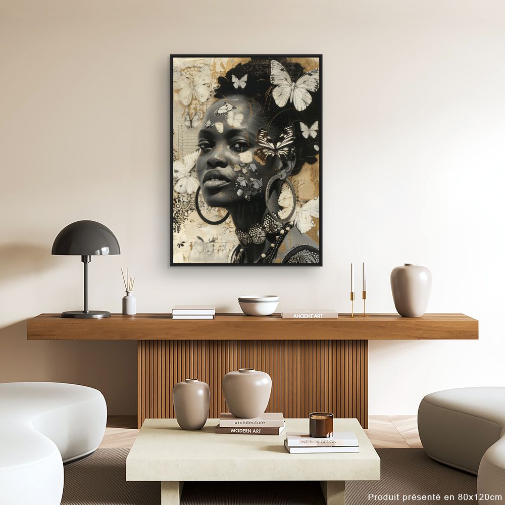 Tableau Élégance papillon