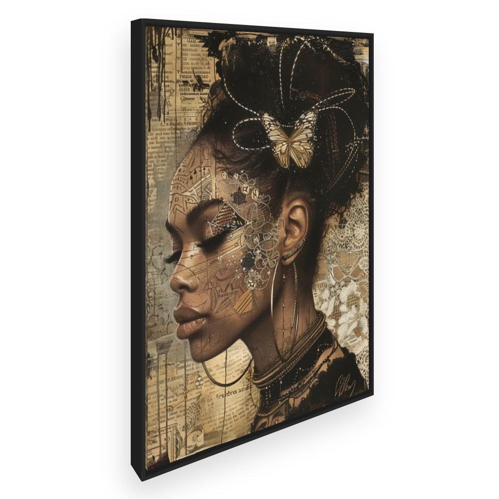 Toile Beauté ethnique captivante