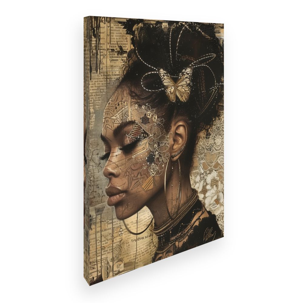 Toile Beauté ethnique captivante