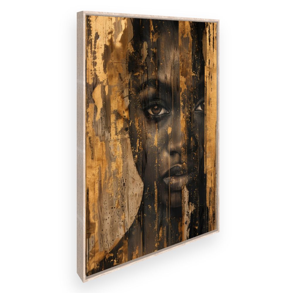 Toile Portrait mystérieux