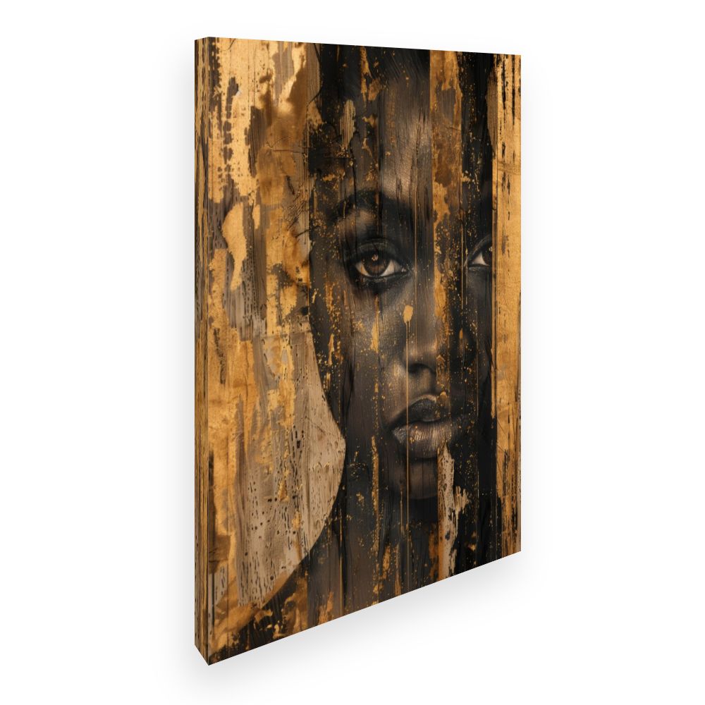 Toile Portrait mystérieux