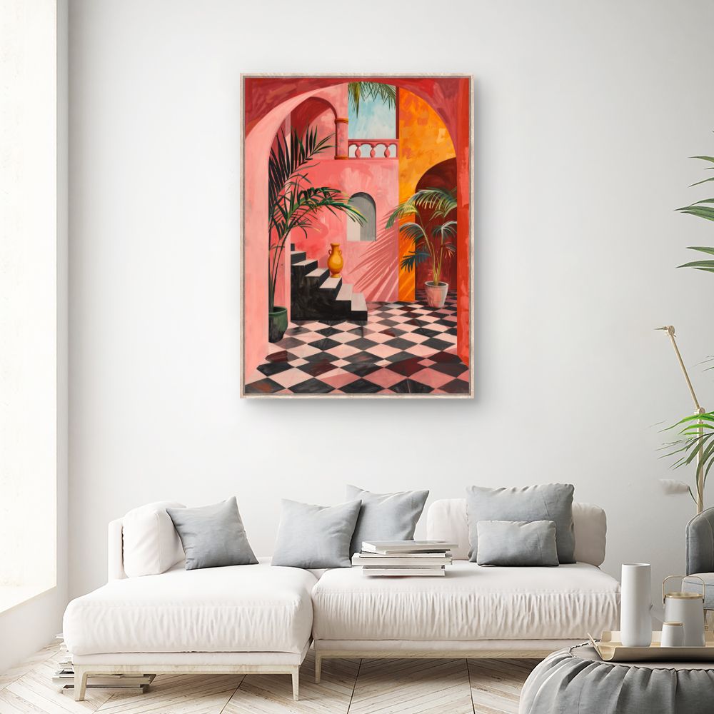 Tableau Oasis méditerranéenne