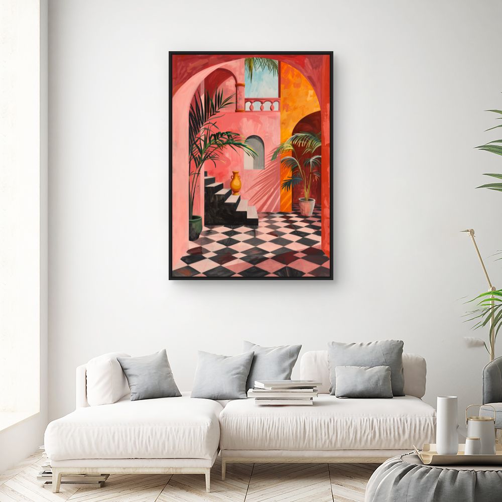 Tableau Oasis méditerranéenne