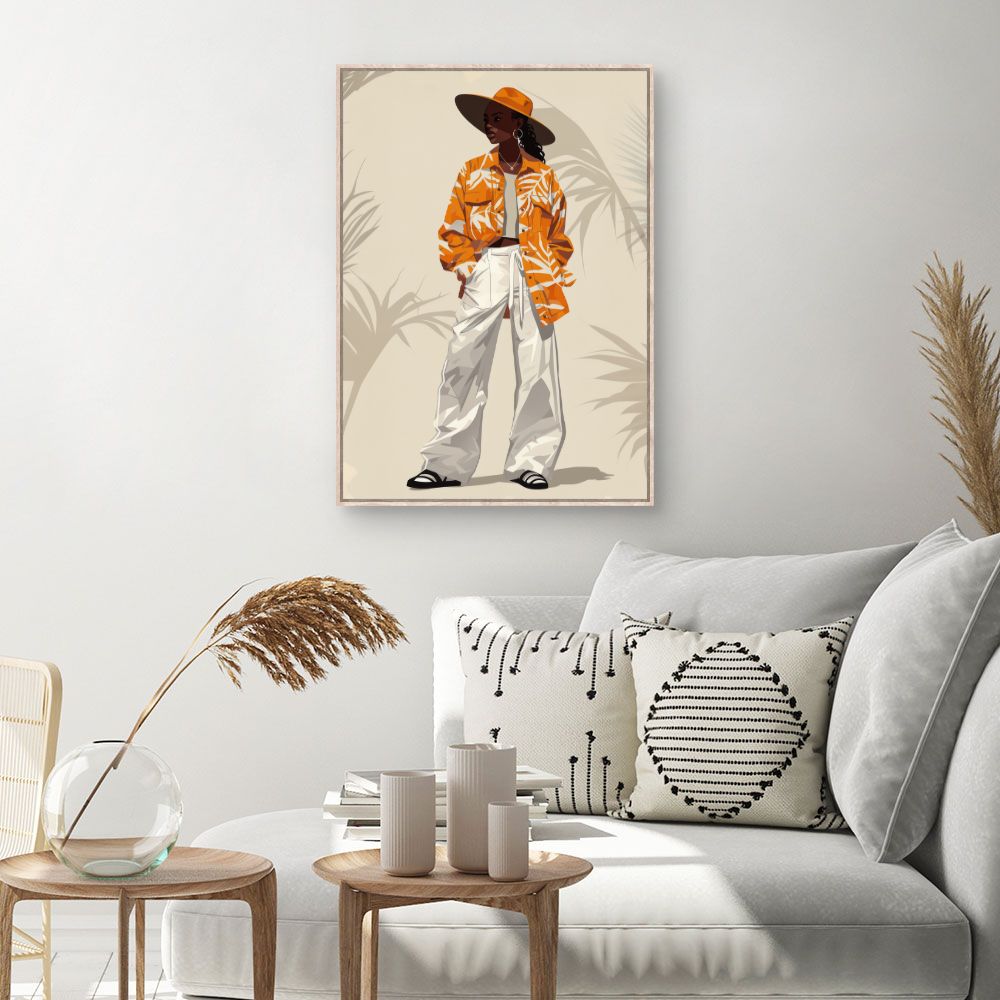 Tableau Style tropical audacieux