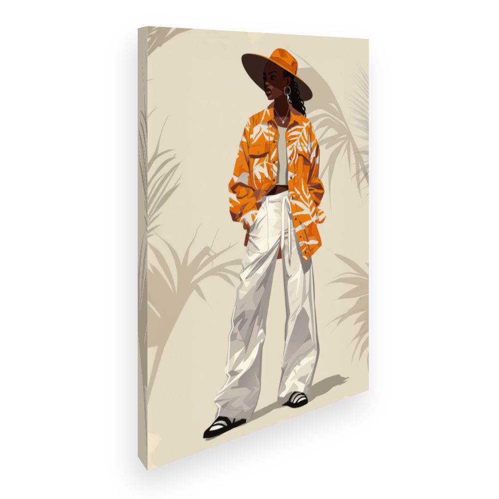 Toile Style tropical audacieux