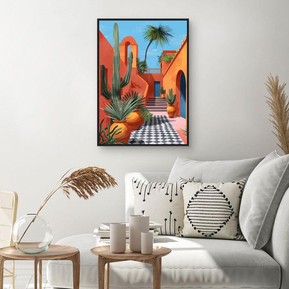 Tableau Oasis méditerranéenne