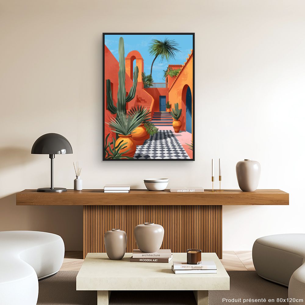 Tableau Oasis méditerranéenne
