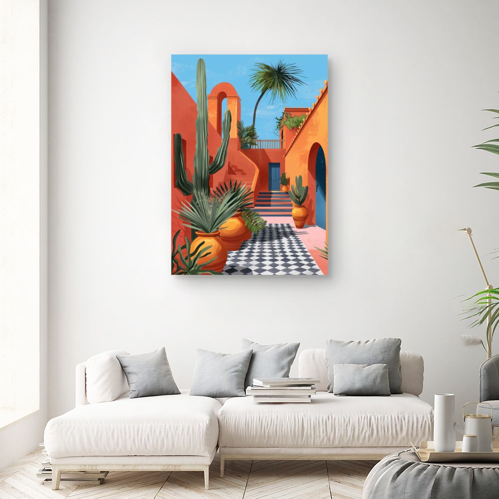 Tableau Oasis méditerranéenne