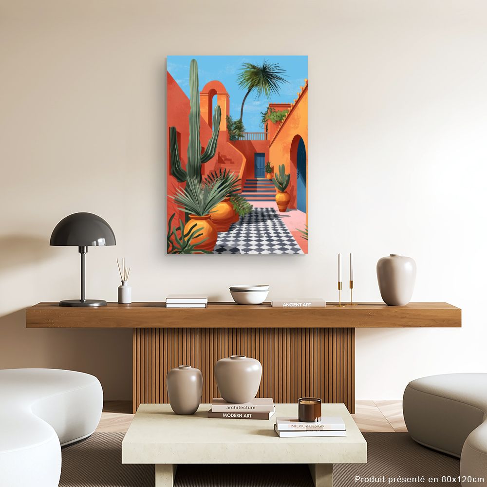 Tableau Oasis méditerranéenne