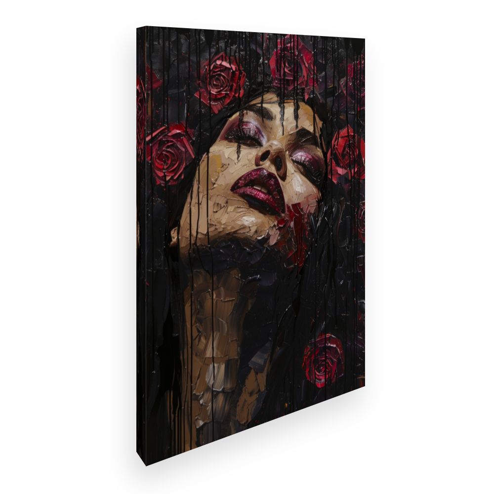 Toile Beauté florale intense