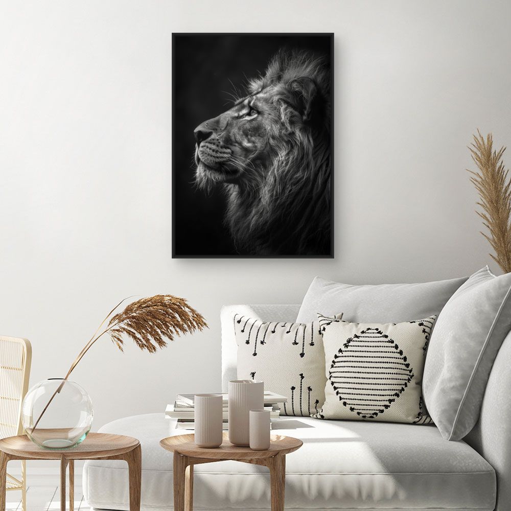 Tableau Lion majestueux