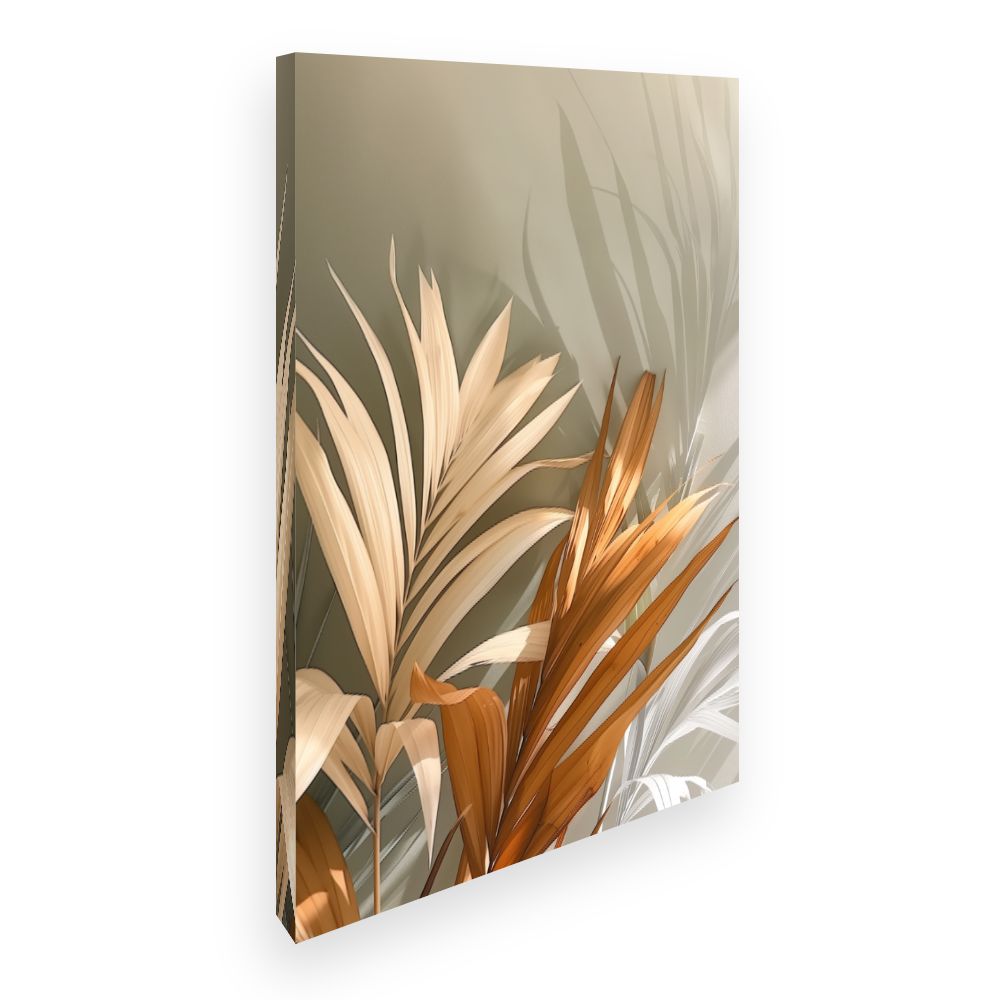 Toile Feuilles élégantes
