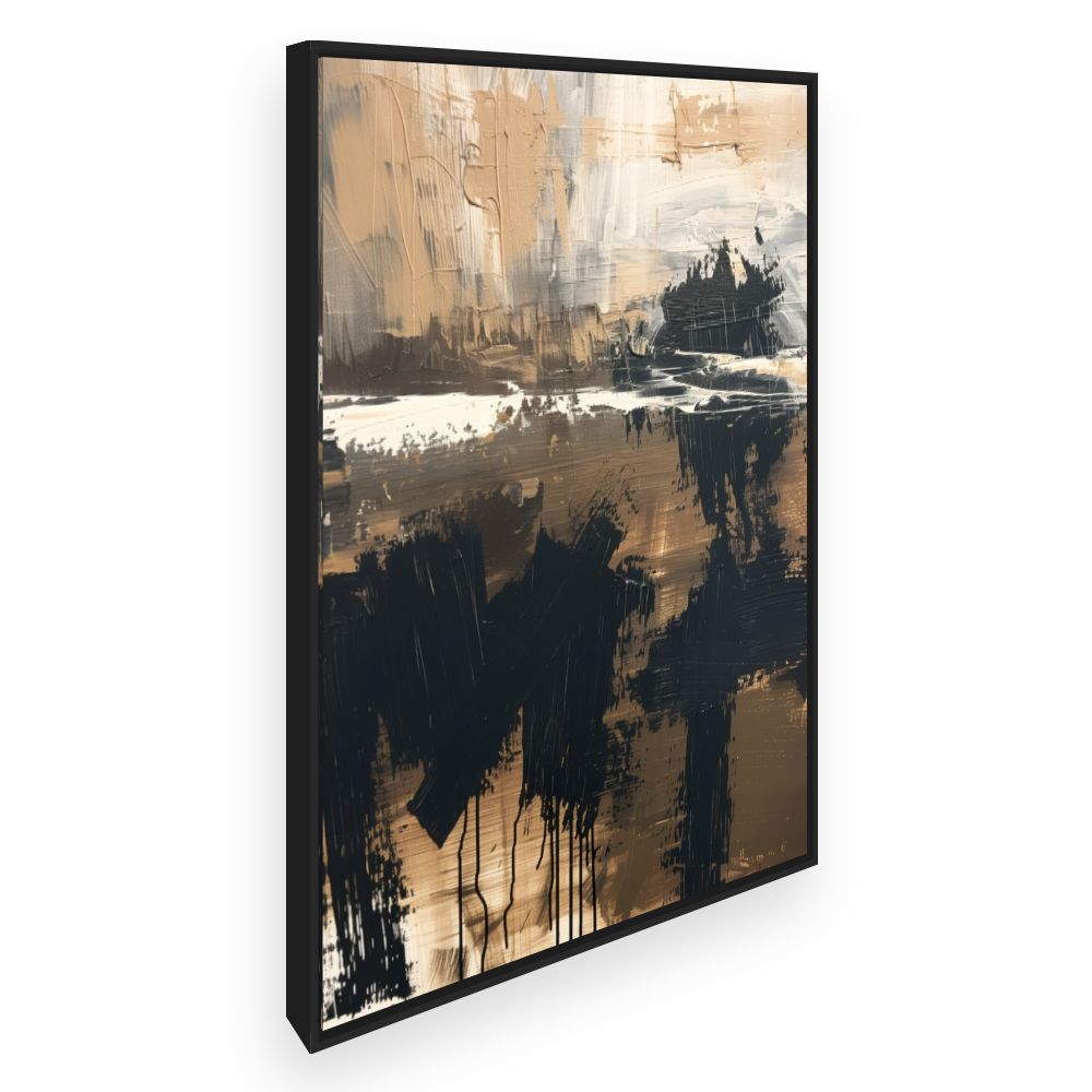 Toile Paysage abstrait chic