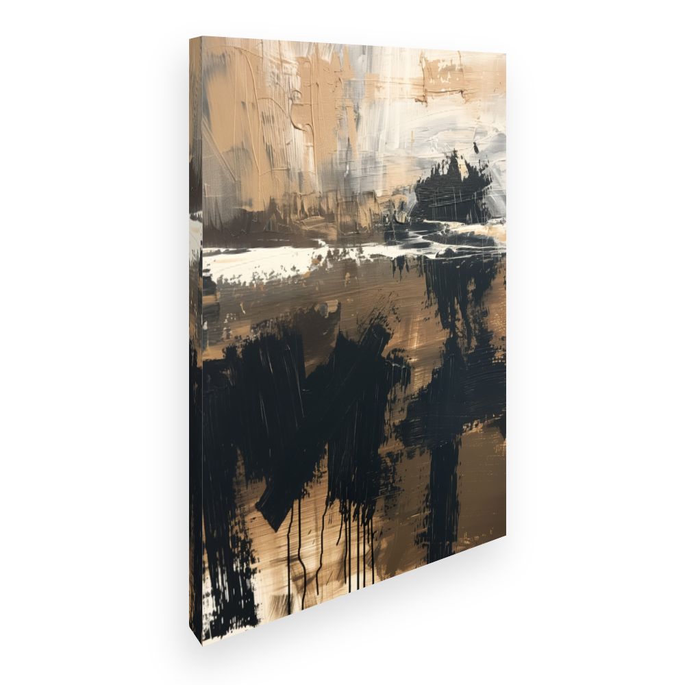 Toile Paysage abstrait chic