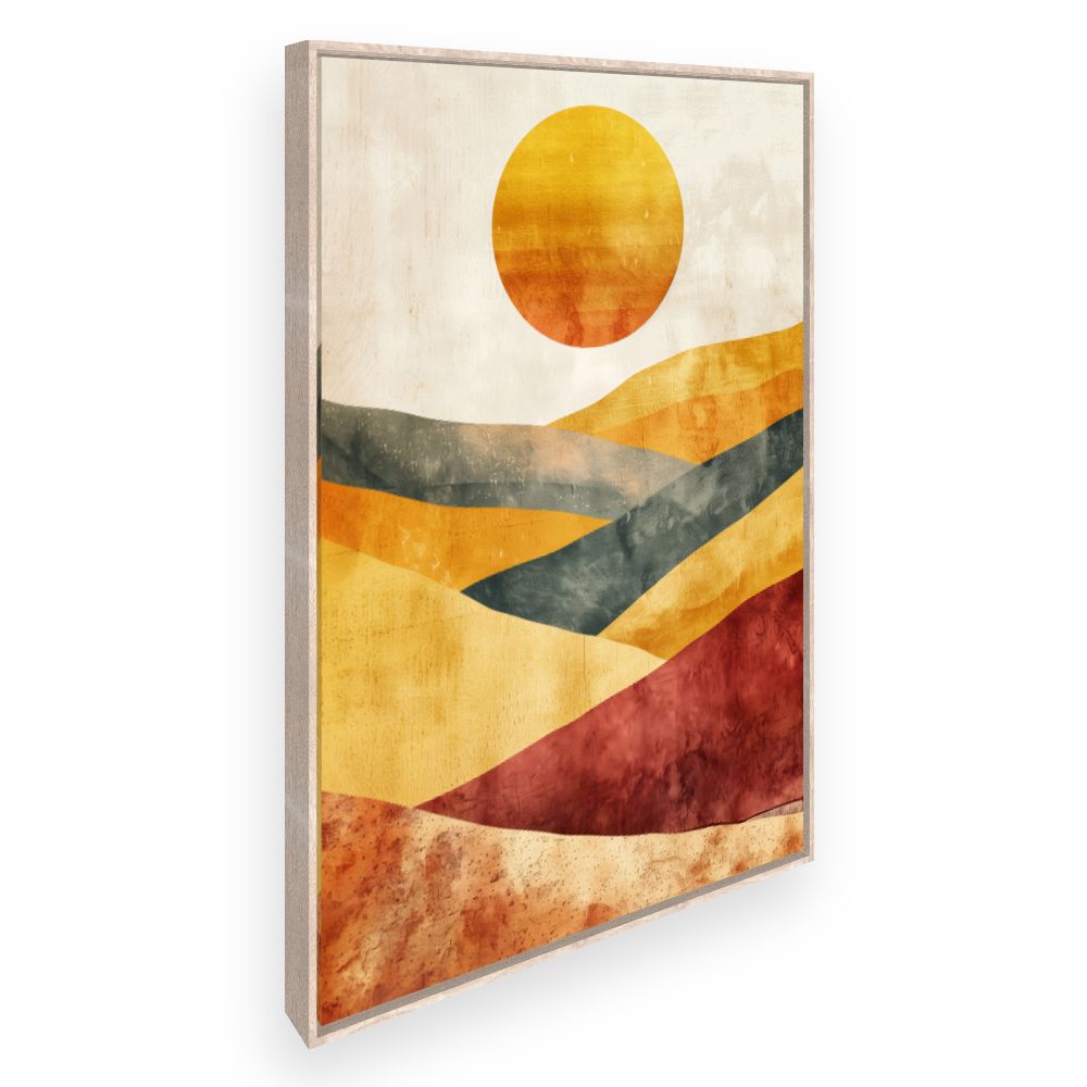 Toile Paysage ensoleillé