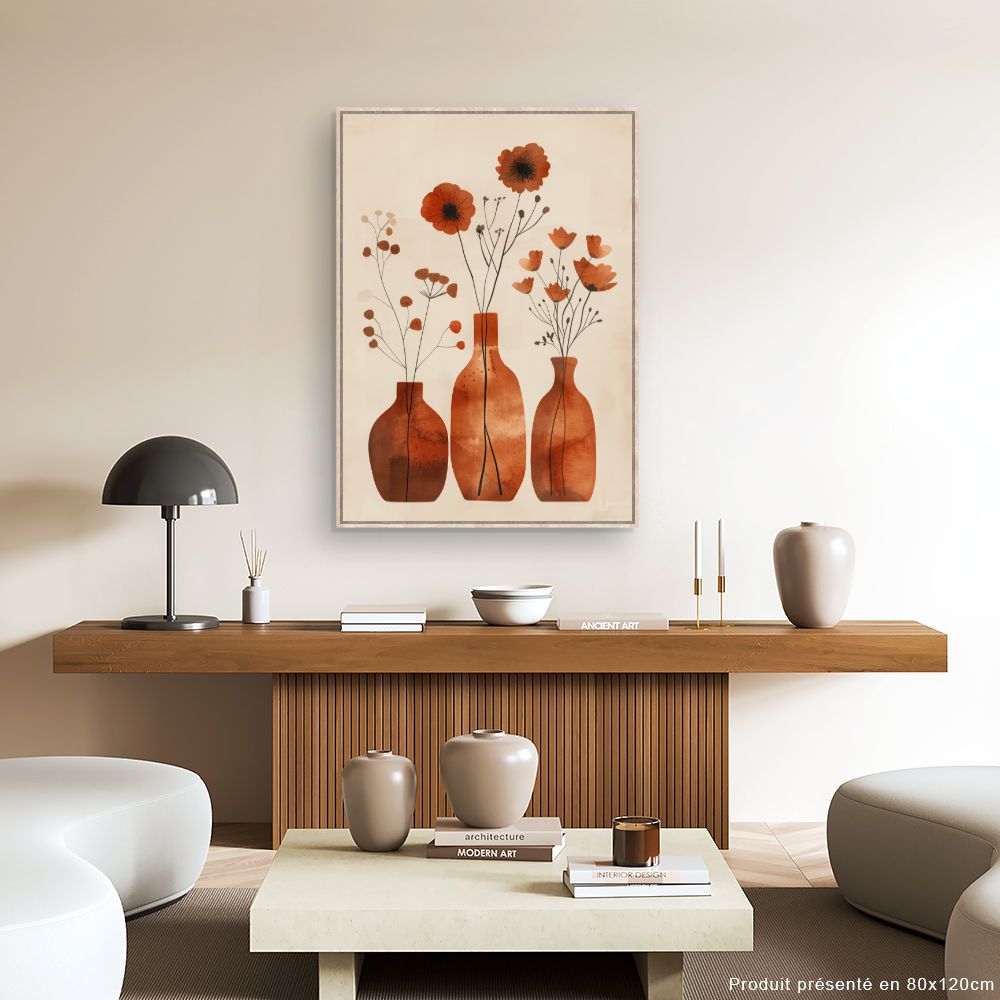 Tableau Vases floraux élégants