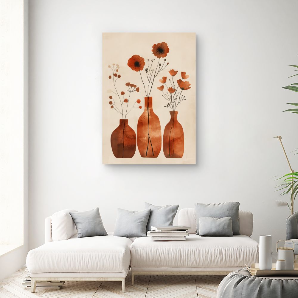 Tableau Vases floraux élégants