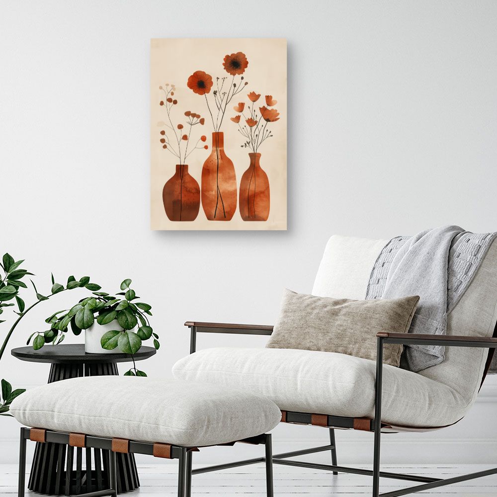 Tableau Vases floraux élégants
