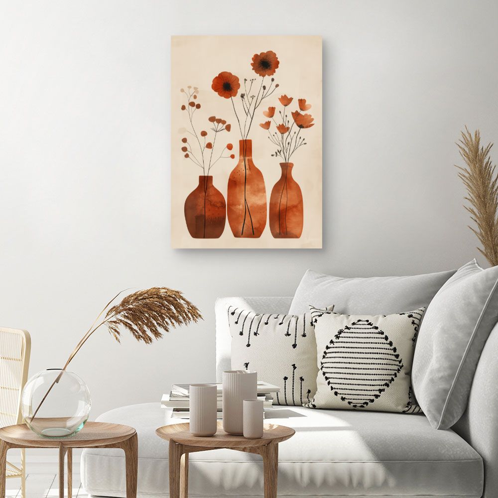 Tableau Vases floraux élégants